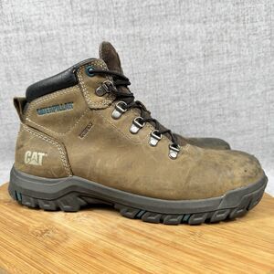 Caterpillar Boots Women's 8.5 W Mae Steel Toe Work Leather